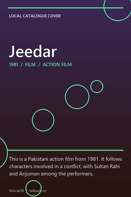 Jeedar poster