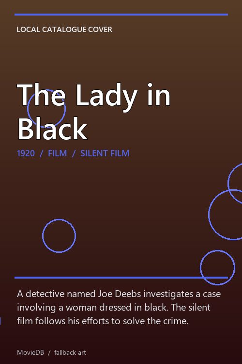 The Lady in Black poster
