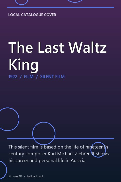 The Last Waltz King poster