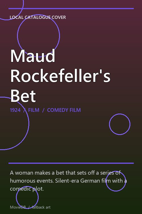 Maud Rockefeller's Bet poster
