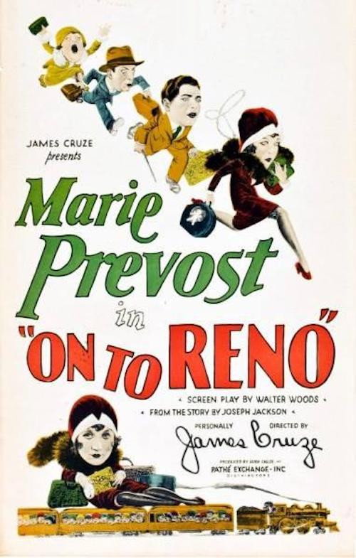 On to Reno poster
