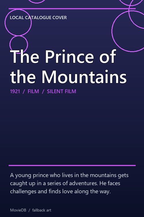 The Prince of the Mountains poster