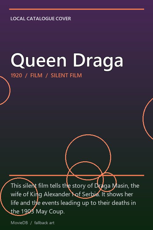 Queen Draga poster