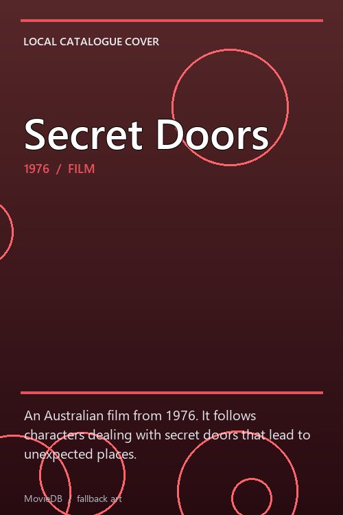 Secret Doors poster