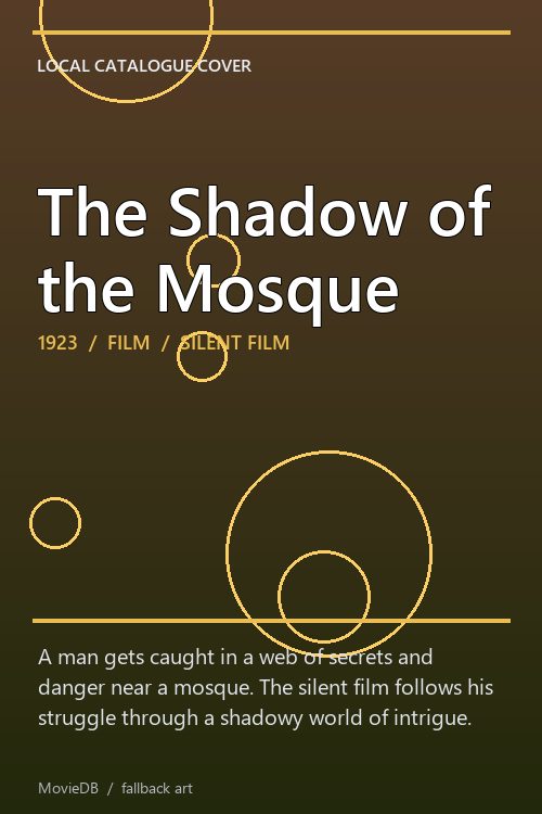 The Shadow of the Mosque poster