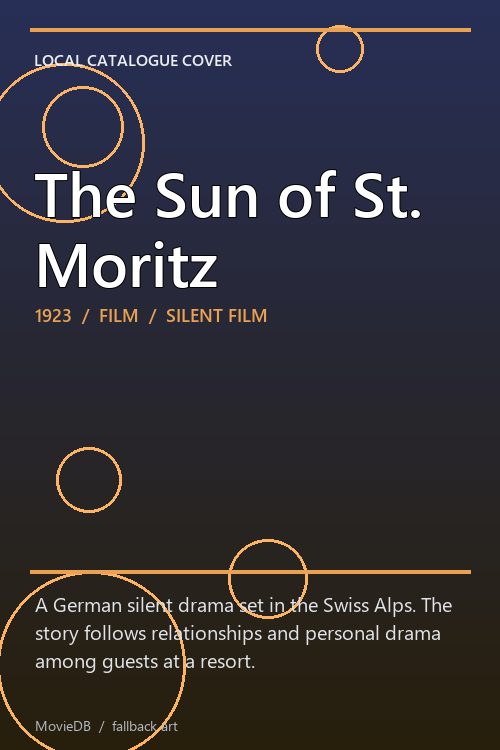 The Sun of St. Moritz poster