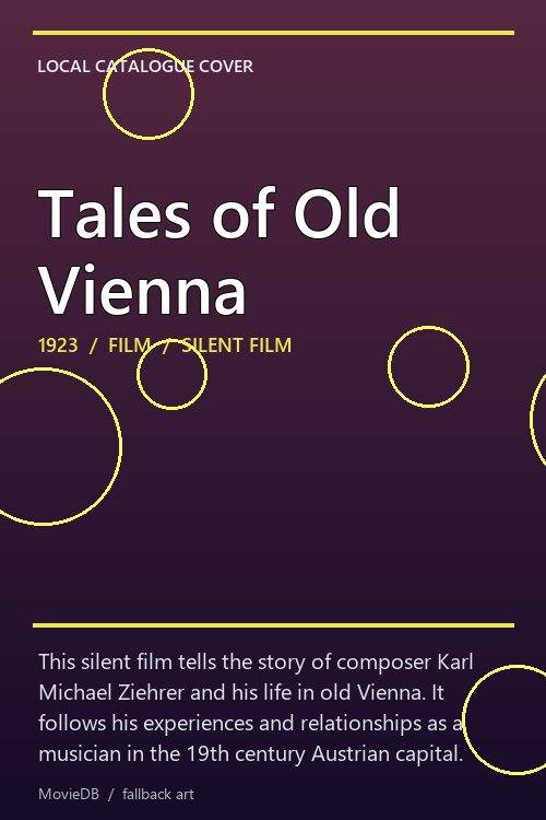 Tales of Old Vienna poster