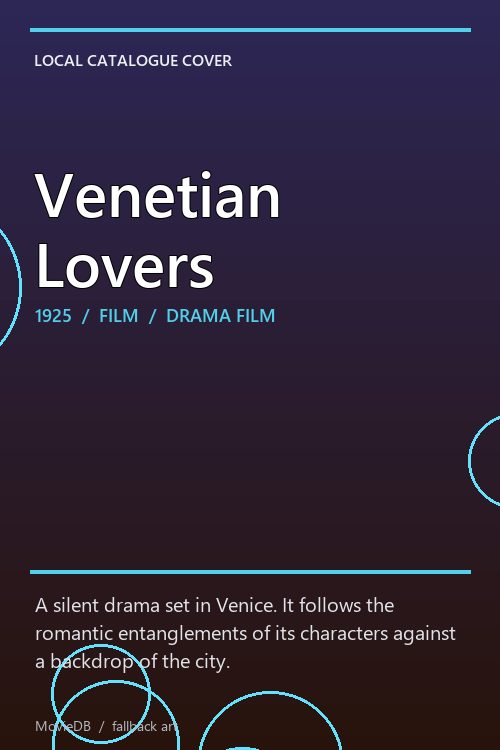 Venetian Lovers poster