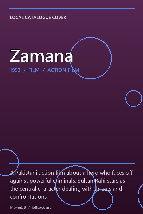 Zamana poster