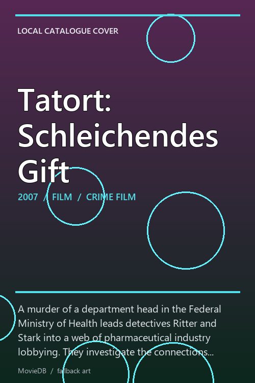 Tatort: Schleichendes Gift poster