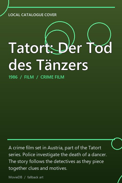 Tatort: Der Tod des Tänzers poster