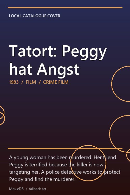 Tatort: Peggy hat Angst poster