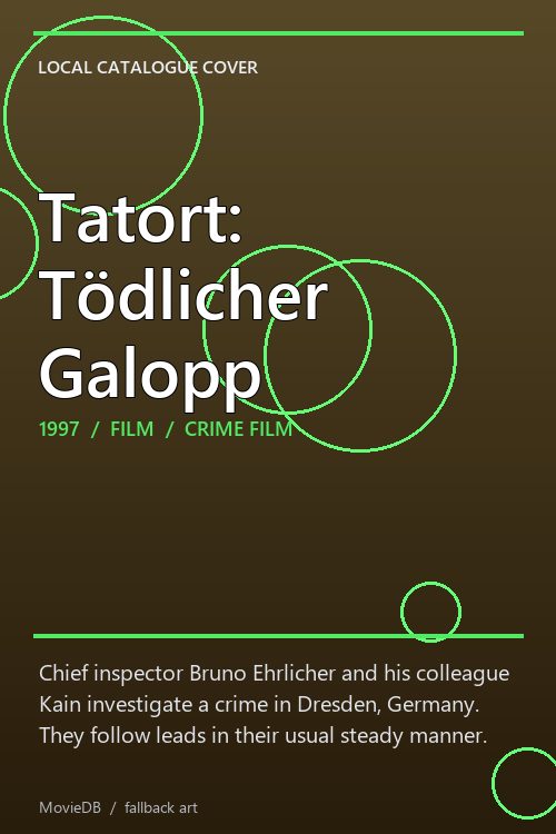 Tatort: Tödlicher Galopp poster