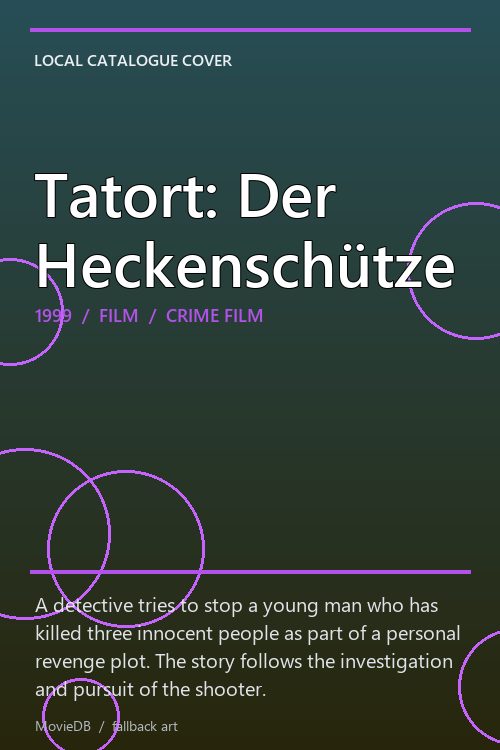 Tatort: Der Heckenschütze poster