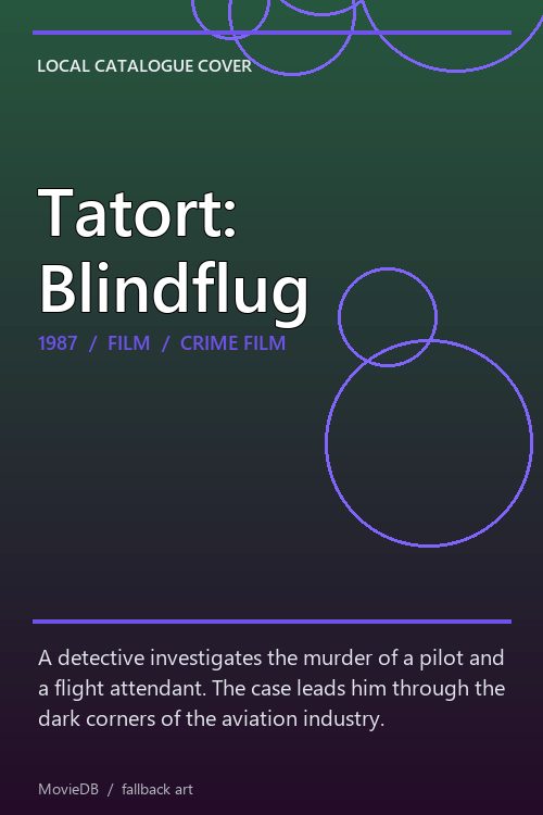 Tatort: Blindflug poster
