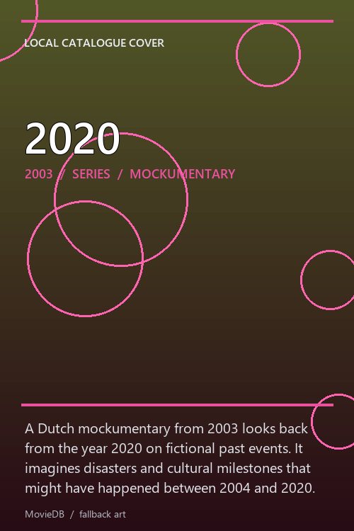 2020 poster
