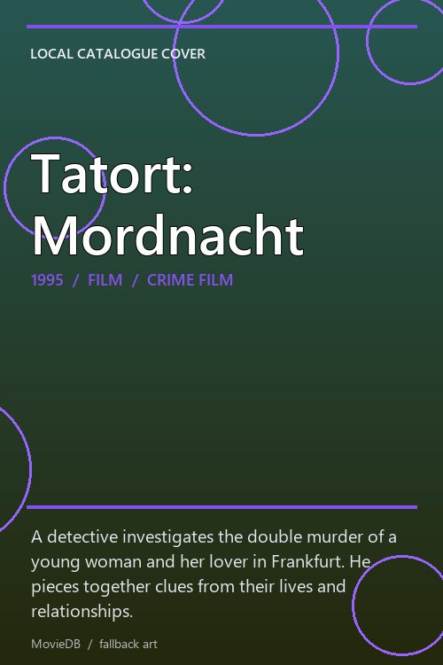 Tatort: Mordnacht poster