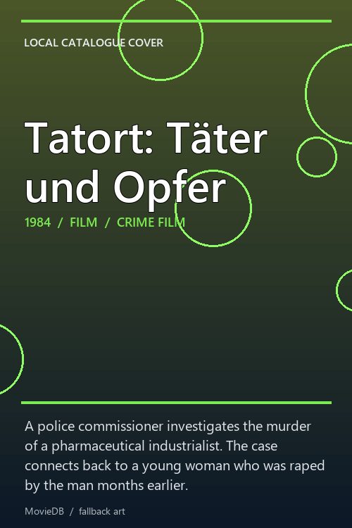 Tatort: Täter und Opfer poster