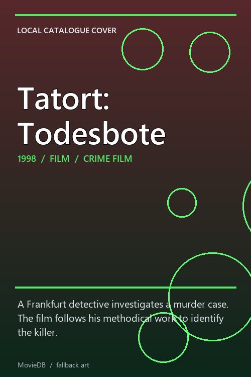 Tatort: Todesbote poster