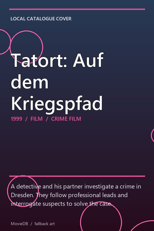 Tatort: Auf dem Kriegspfad poster