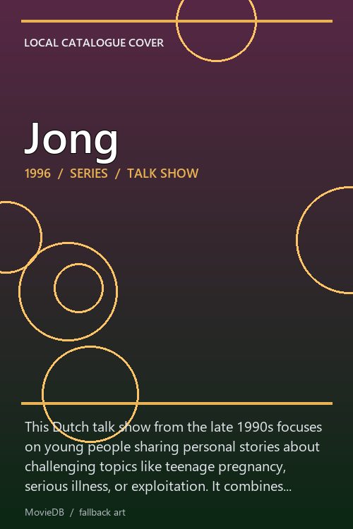 Jong poster