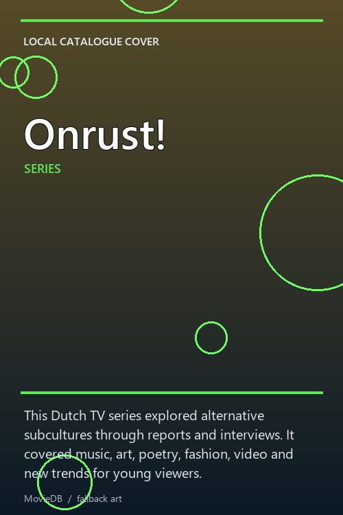 Onrust! poster