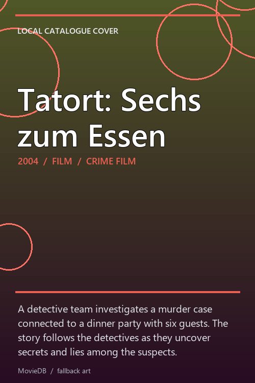 Tatort: Sechs zum Essen poster