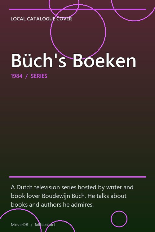 Büch's Boeken poster