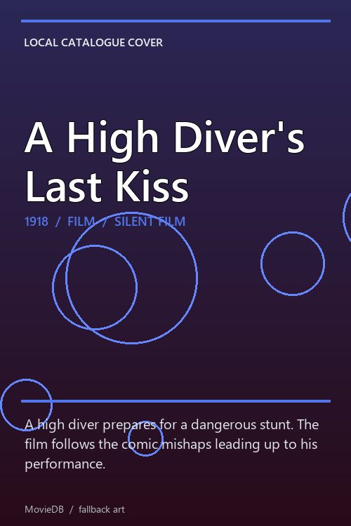 A High Diver's Last Kiss poster