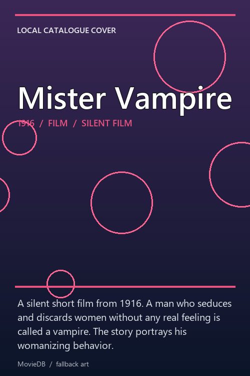 Mister Vampire poster