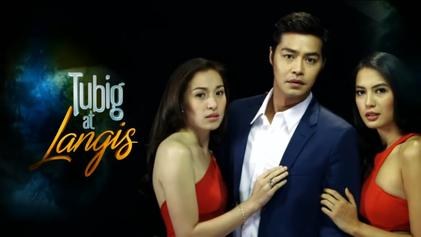 Tubig at Langis poster
