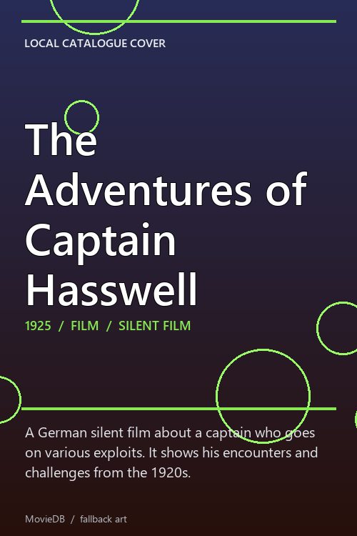 The Adventures of Captain Hasswell poster