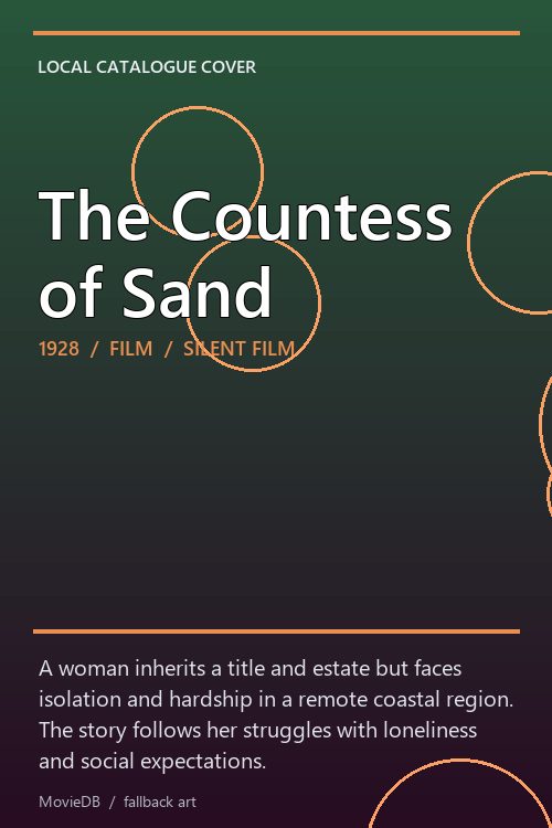 The Countess of Sand poster