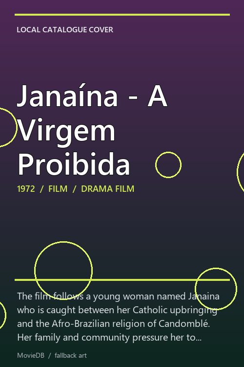 Janaína - A Virgem Proibida poster