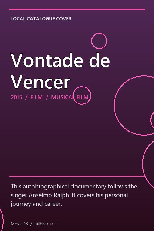 Vontade de Vencer poster