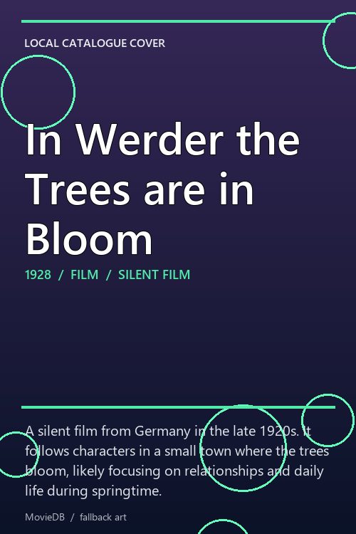 In Werder the Trees are in Bloom poster