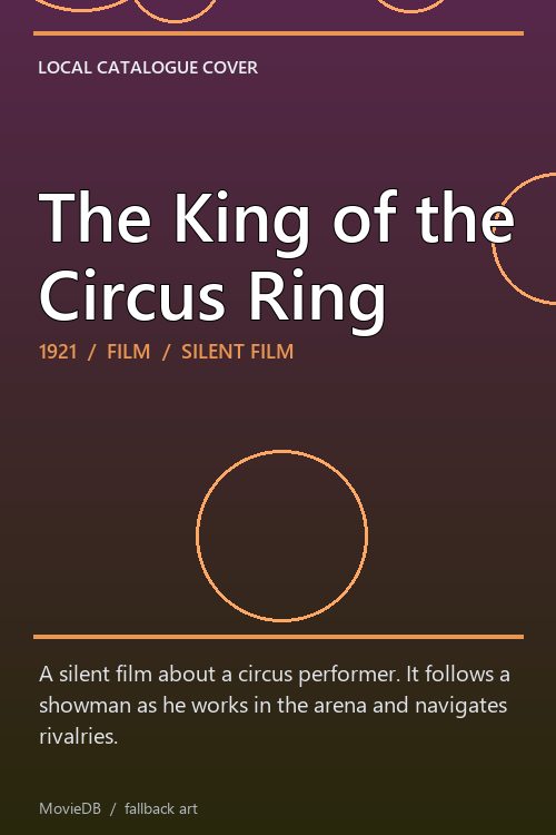 The King of the Circus Ring poster