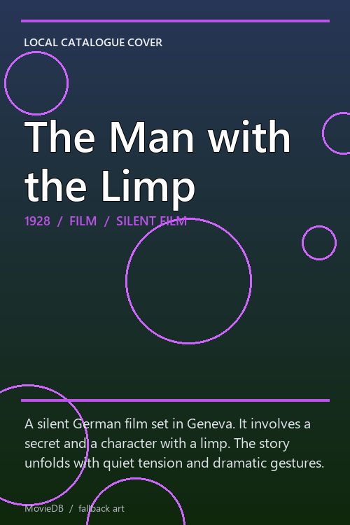 The Man with the Limp poster