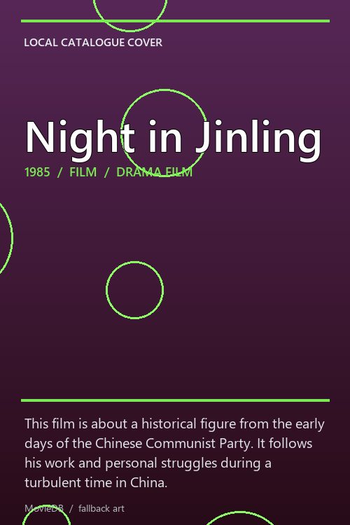 Night in Jinling poster