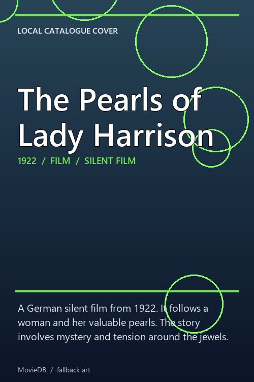 The Pearls of Lady Harrison poster