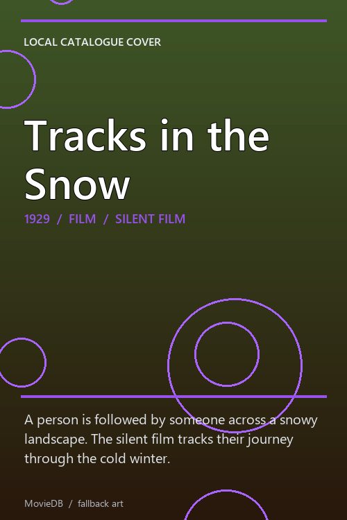 Tracks in the Snow poster