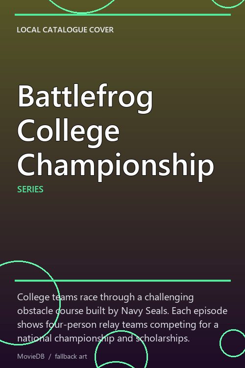 Battlefrog College Championship poster