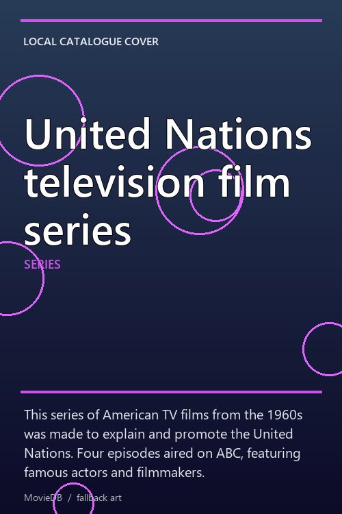 United Nations television film series poster