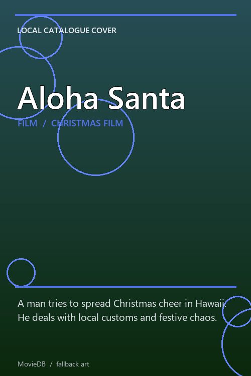 Aloha Santa poster