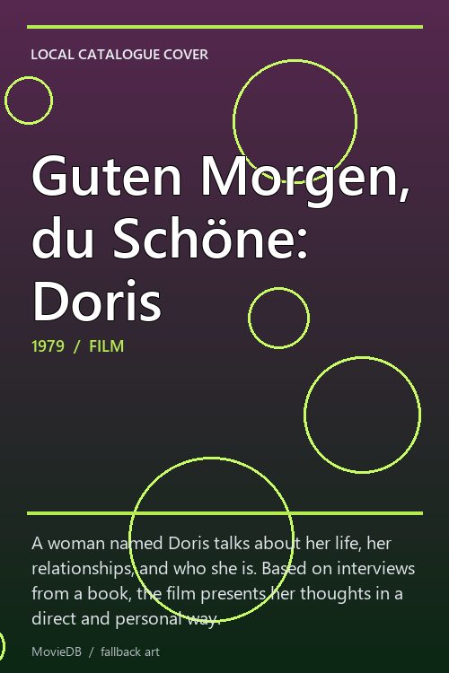 Guten Morgen, du Schöne: Doris poster