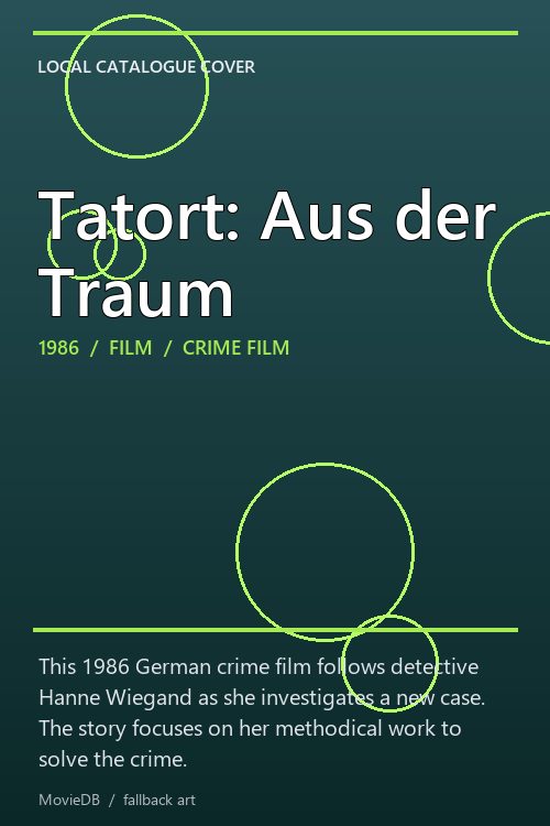 Tatort: Aus der Traum poster