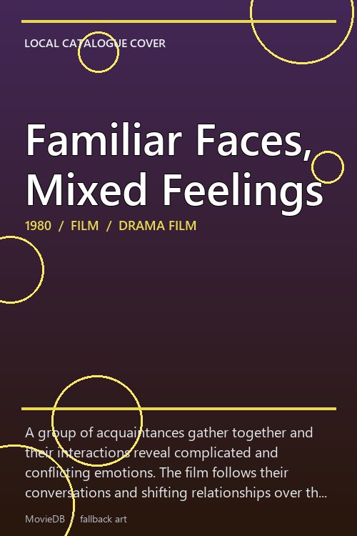 Familiar Faces, Mixed Feelings poster