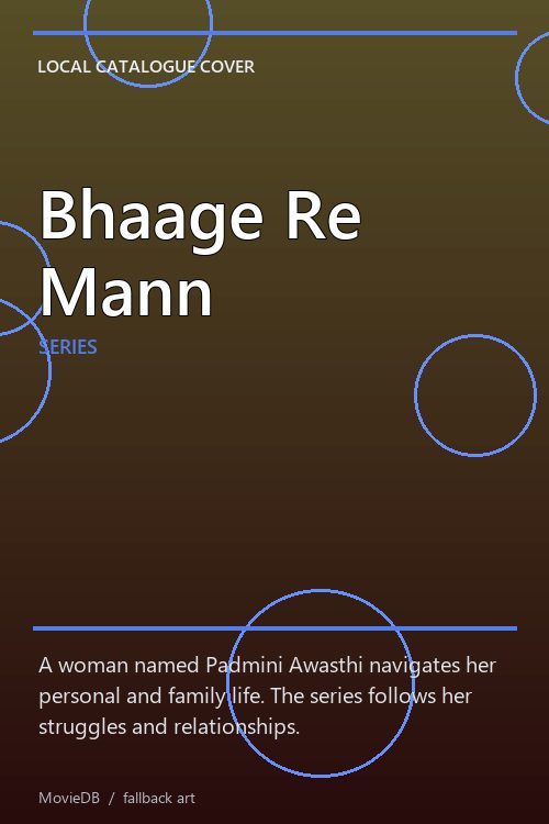 Bhaage Re Mann poster
