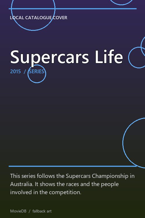 Supercars Life poster