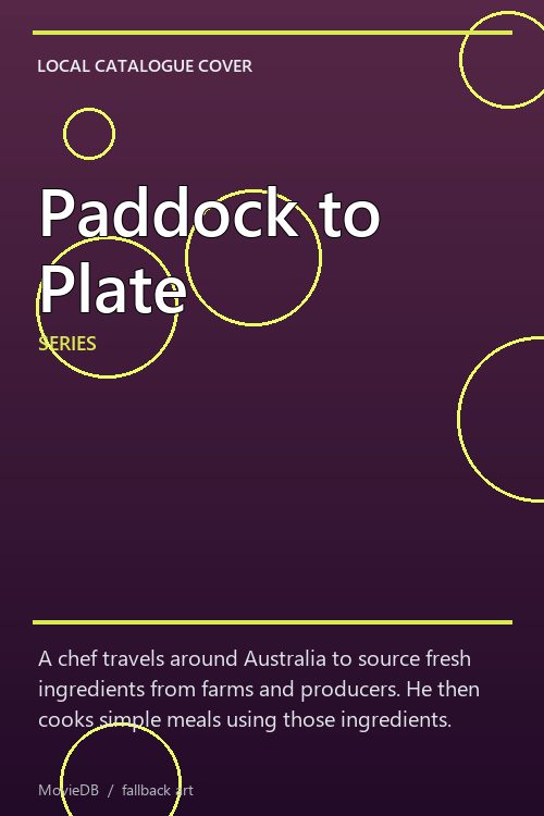 Paddock to Plate poster